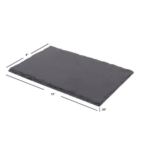 Hds Trading 8 x 12 Slate Cutting Board, Black ZOR95995